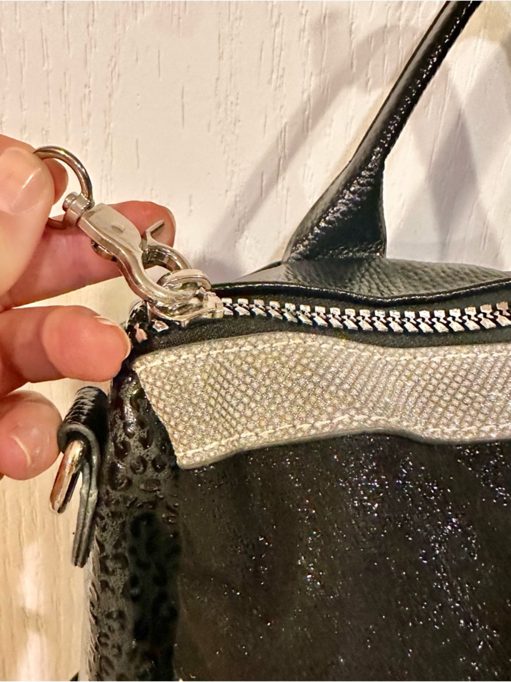 KAISHILAN Rhinestone & Crystal Embellished Backpack Bag - Picture 6 of 7